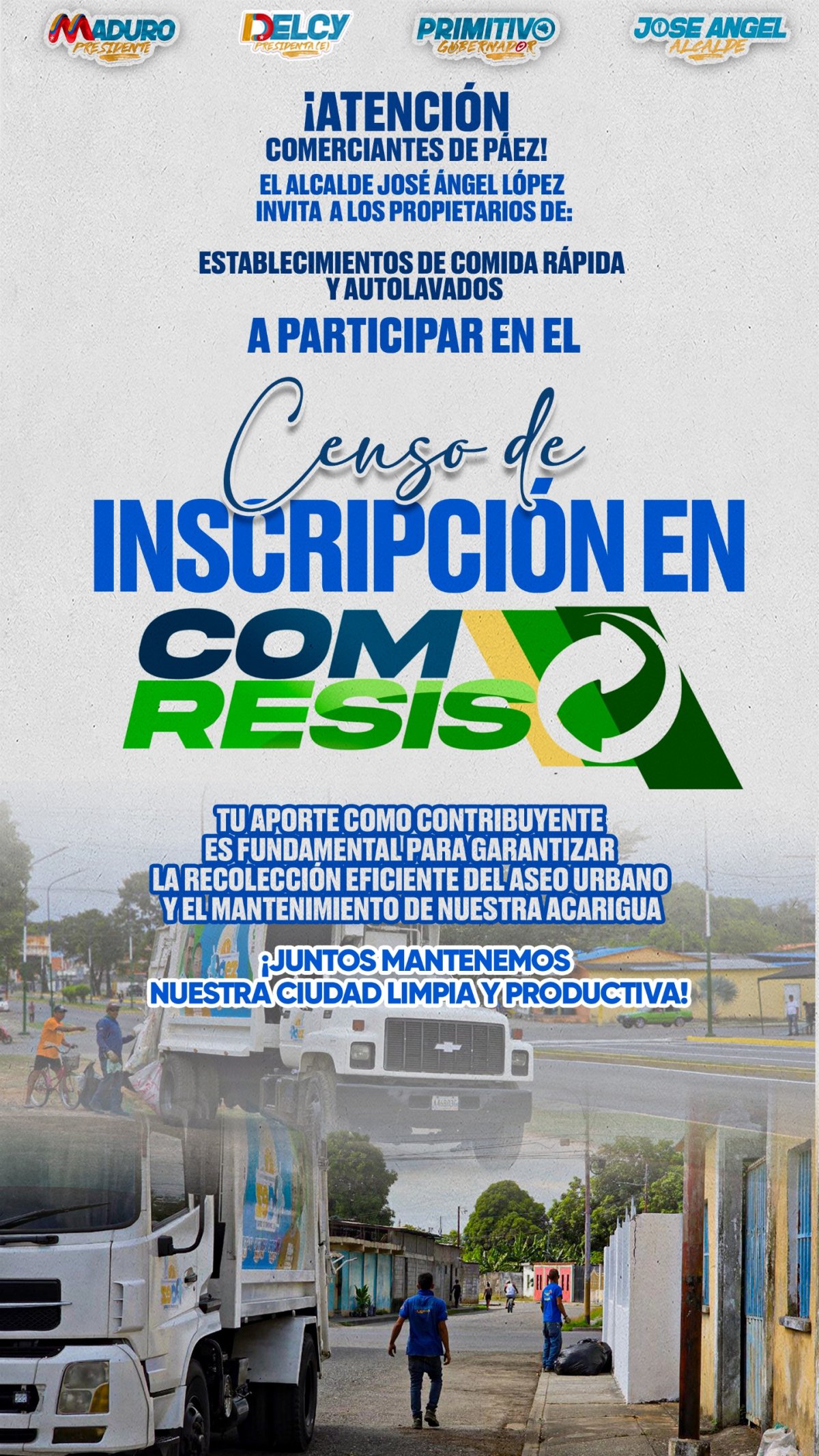 Censo de Inscripción en COMRESIS