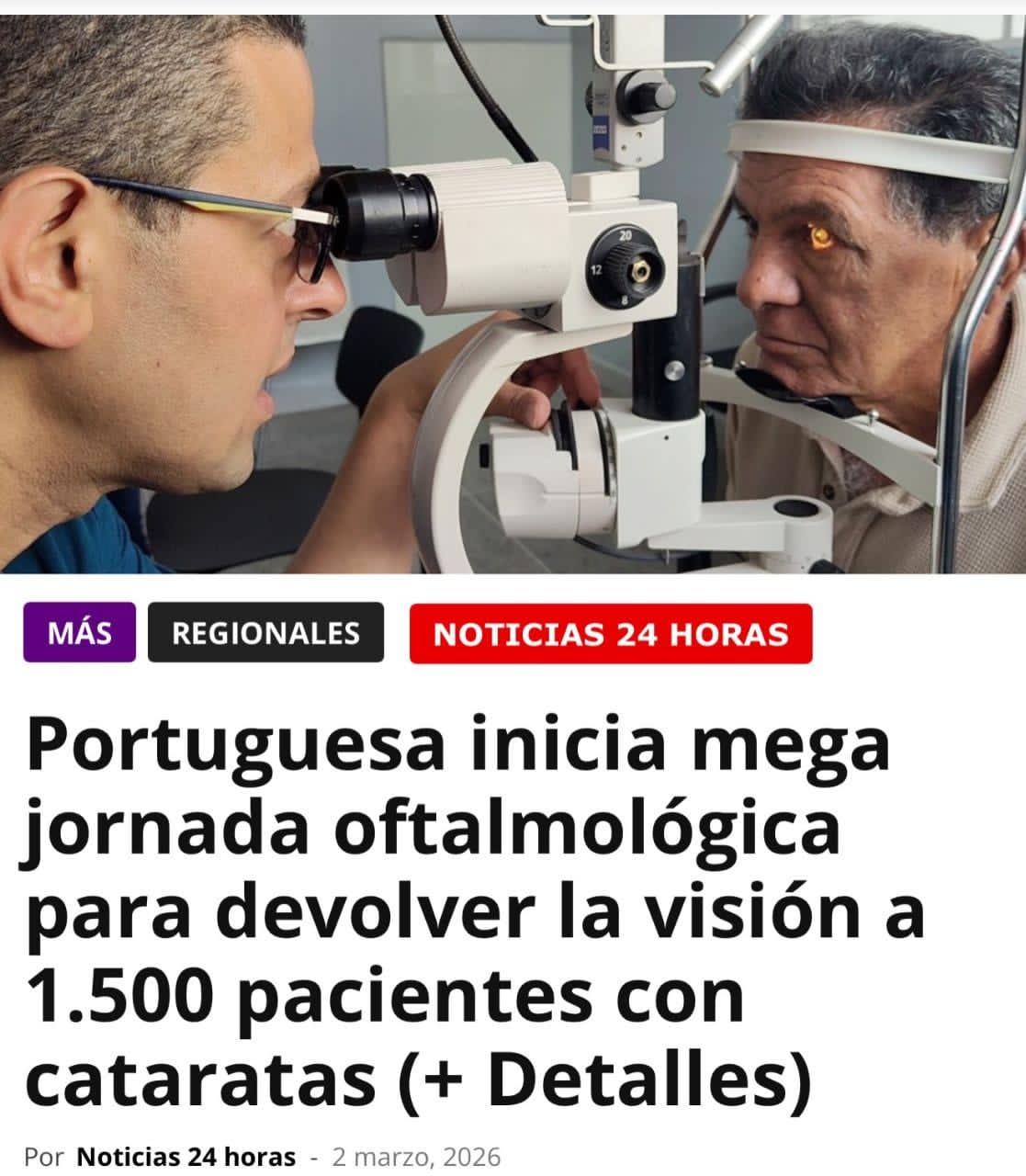 Mega Jornada Oftamológica