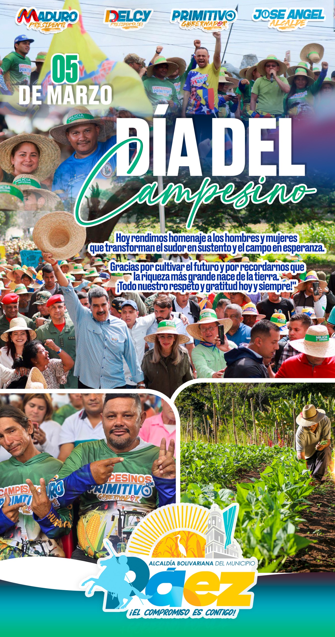 🌾 ¡Honor a quienes labran nuestra esperanza!