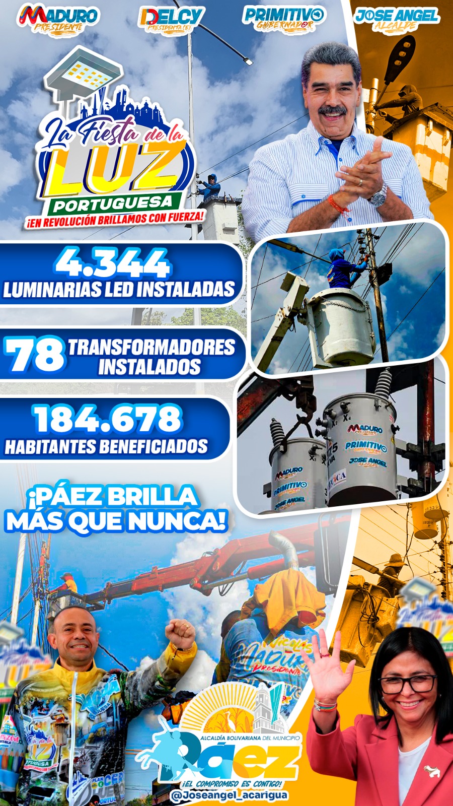 ¡Compromiso cumplido en el municipio Páez!